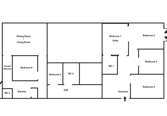 Apartment in Lisbon - Strawberry Fields   - 6 bedroom at Avenida Apartment in Lisbon - Strawberry Fields   - 6 bedroom at Avenida